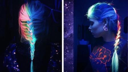 Neon hajfesték: előnyök és hátrányok, alkalmazási szabályok