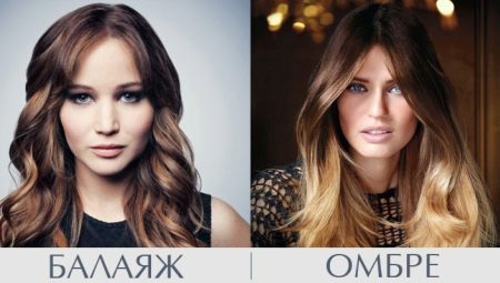 Ombre és Balayaz: Az eljárások és a különbségek sajátosságai