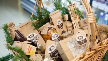 Comment collecter un panier d'épicerie comme cadeau pour le Nouvel An?