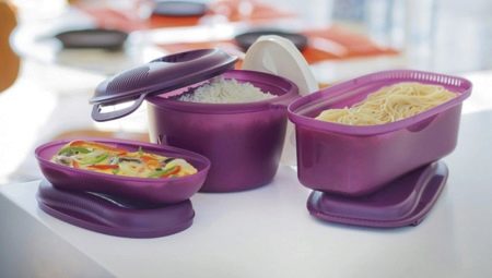 Plats Tupperware: caractéristiques et révision du modèle
