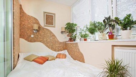 Chambre sur le balcon: nuances d'organisation et exemples de design inhabituels