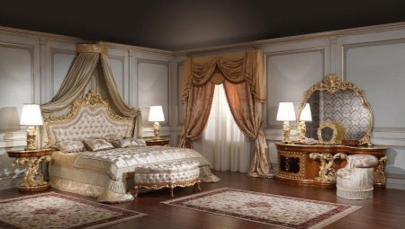 Chambre baroque: les meilleures idées de design