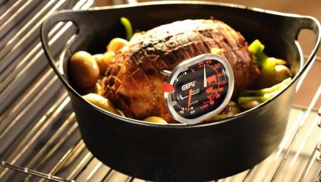 Thermomètres pour la viande: caractéristiques, types, choix, règles d'utilisation