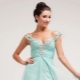 Robe de soirée couleur menthe