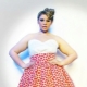 Robe à taille haute pour femmes obèses