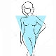 Robes pour la figure Triangle inversé