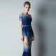 Robes de soirée bleues