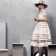 Robe avec jupe cloche - la romance dans tout