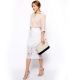 Jupe crayon blanche