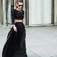 Demi jupe longue jupe
