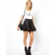 Jupes en cuir