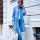 Vestes longues en denim