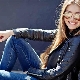 Veste courte en cuir pour femme