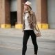 Veste en cuir femme