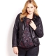 Vestes en cuir de grande taille pour femmes obèses