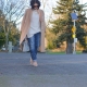 Jeans avec perles