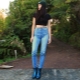 Jeans taille haute