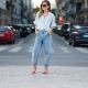 Jean boyfriend femme