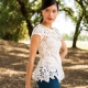 Blouses en guipure et dentelle