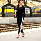 Pantalon à rayures