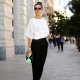 Pantalon taille haute