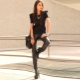Pantalon en cuir