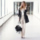 Pantalon en lin tendance