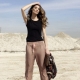 Pantalon femme avec élastique