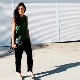 Pantalon noir femme