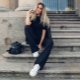 Pantalon large femme