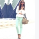 Pantalon à la menthe