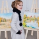 Manteau pour la fille automne-printemps