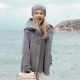 Manteau drapé pour les filles