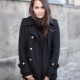 Manteau noir classique