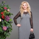 Robes tricotées des grandes tailles pour femmes pleines