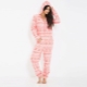 Pyjama chaud en éponge pour femme