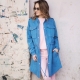 Parka en denim