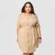 Robes de lin et des robes du soleil pour les femmes obèses