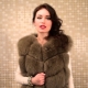 Manteau de fourrure de renard arctique