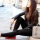Baskets en cuir
