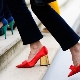 Chaussures à talons hauts rouges