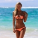 Maillot de bain orange