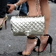 Chaussures avec inserts en silicone