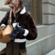 Gants en cuir d'hiver pour femmes