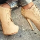 Bottines beiges