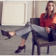 Bottines ouvertes