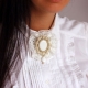 Broches com pedras naturais