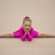 Maillot de bain de gymnastique avec jupe pour les filles