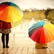 Parapluies arc-en-ciel