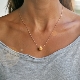 Chaîne de dentelle d'or